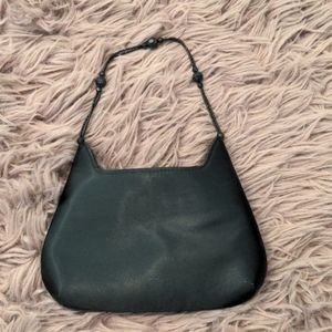Hillard and Hanson Satin Black Handbag